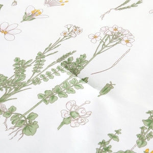 Botanical Comforter Set Queen – 100% Cotton Floral Bedding