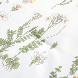 Botanical Comforter Set Queen – 100% Cotton Floral Bedding