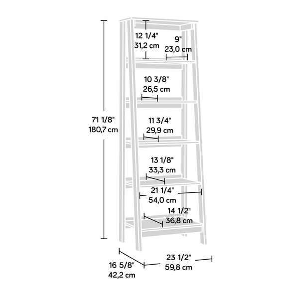 5-Tier Ladder Bookshelf