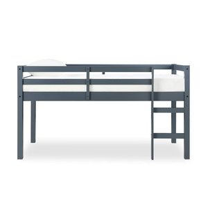 Junior Twin Loft Bed – Solid Pine Wood, Kids Space-Saving Design