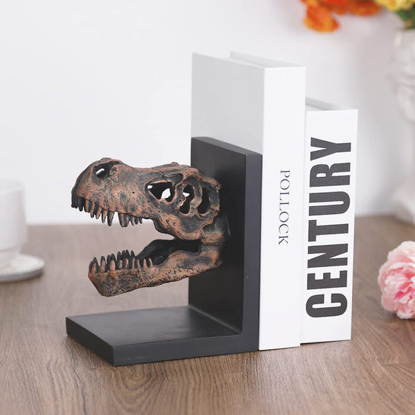 T-Rex Skull Decorative Bookend