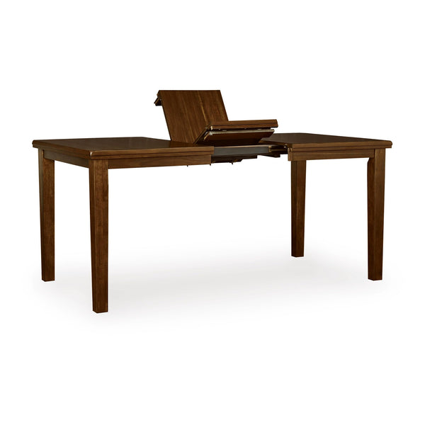 Counter Height Dining Extension Table, Dark Brown