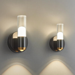 Modern Black LED Wall Sconces – Indoor Up & Down Wall Lighting