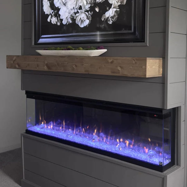 3-Sided Smart Electric Fireplace
