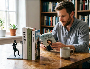 Metal Basketball Bookends