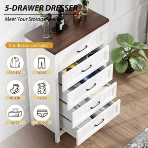 5-Drawer Farmhouse Dresser