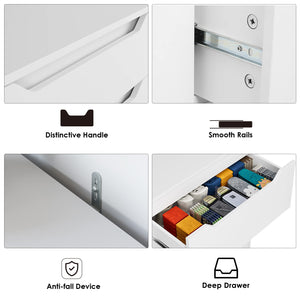 3-Drawer Dresser with Storage