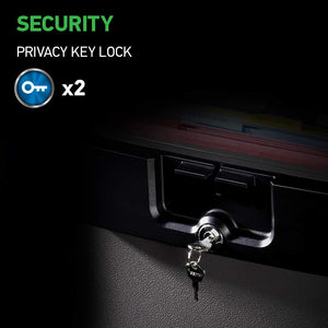 Fireproof Waterproof Key Lock File Safe Box