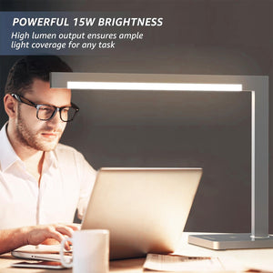 LED Desk Lamp with Charging Station & Type-C Port