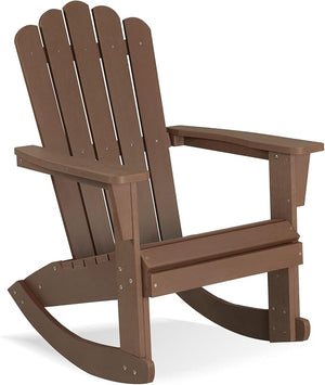 Adirondack Rocking Chair Set of 2 – Recycled Plastic Outdoor Patio Rocker