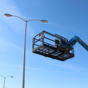 Mesh Telehandler Work Platform Safety Man Basket
