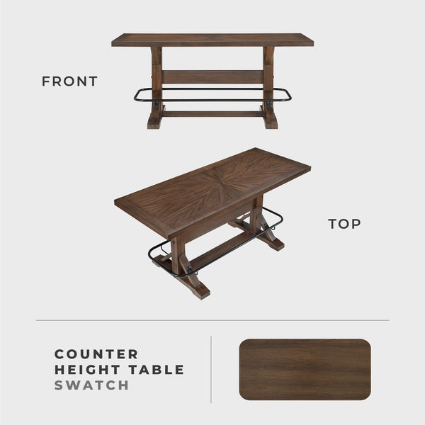 Counter Height Dining Table Set for 6