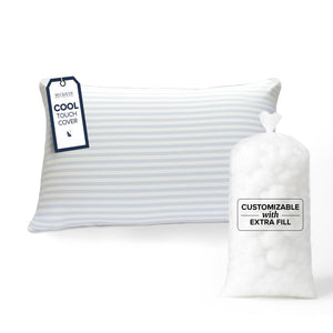Cooling Down Alternative Pillow – Adjustable Loft, Queen & King