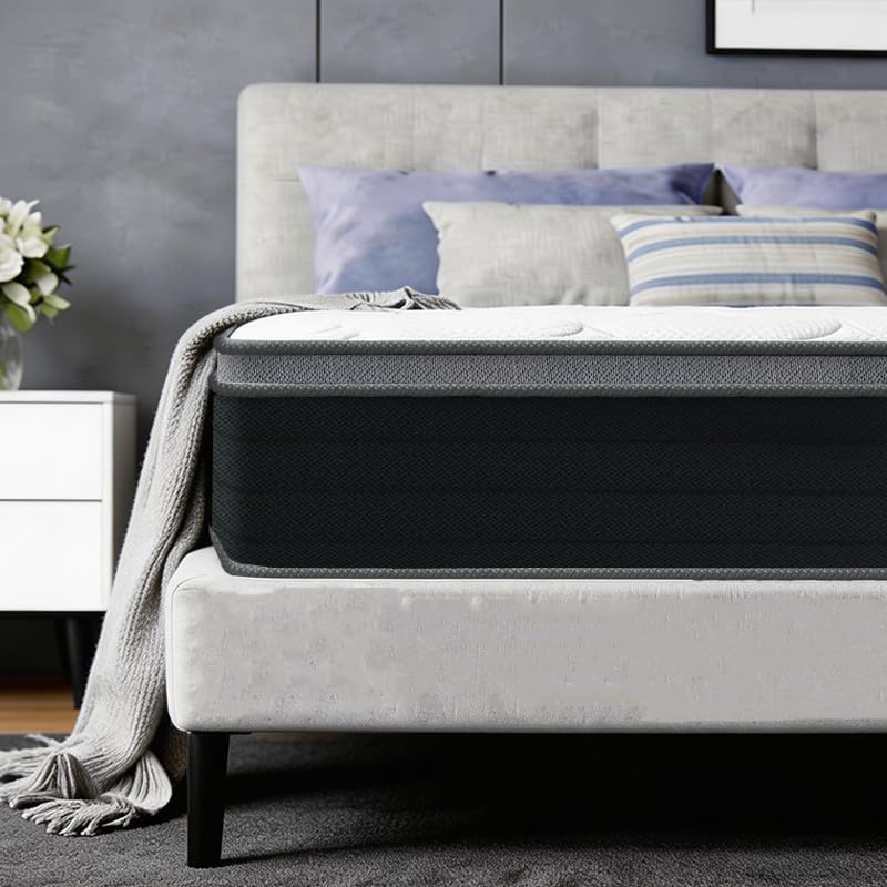 Queen Mattress 10 Inch Pocket Spring Medium Soft