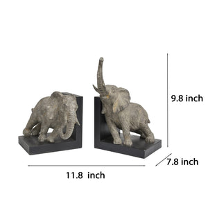 Elephant Decorative Bookends Set of 2