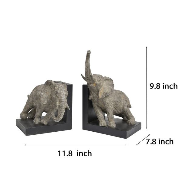 Elephant Decorative Bookends Set of 2