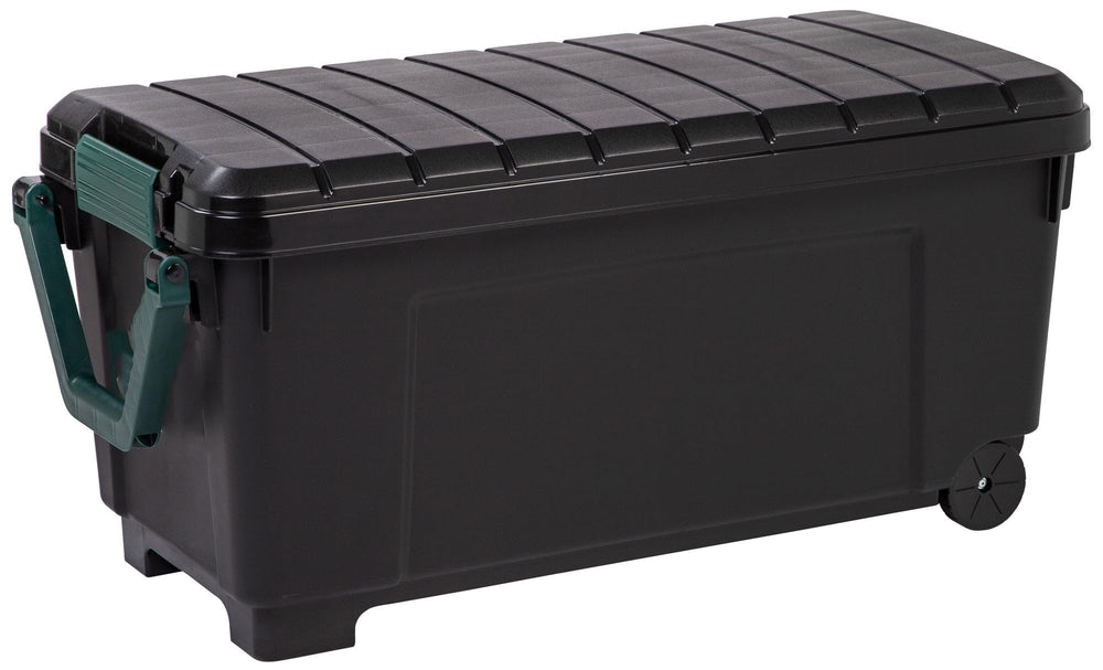 42-Gallon Heavy Duty Stackable Storage Tote with Latching Lid