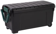 42-Gallon Heavy Duty Stackable Storage Tote with Latching Lid