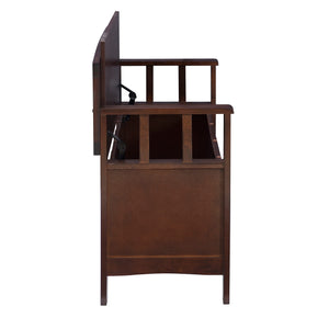 Mission-Style Storage Bench with Lift-Top Seat