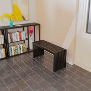 Bamboo Dining Bench – Farmhouse Entryway & Kitchen Bench