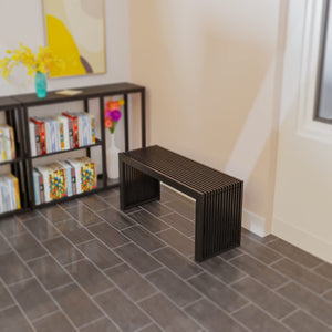 Bamboo Dining Bench – Farmhouse Entryway & Kitchen Bench