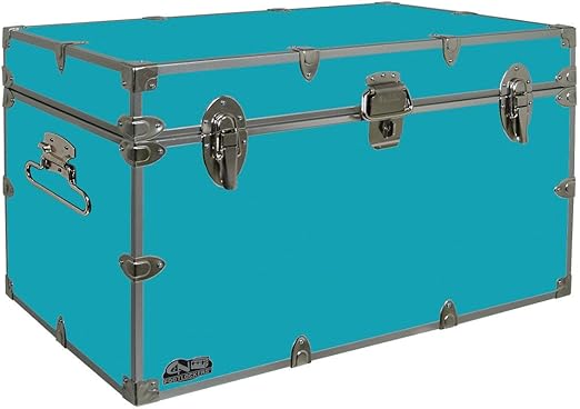 XL Steel Storage Trunk – 32 x 18 x 18.5 Inches