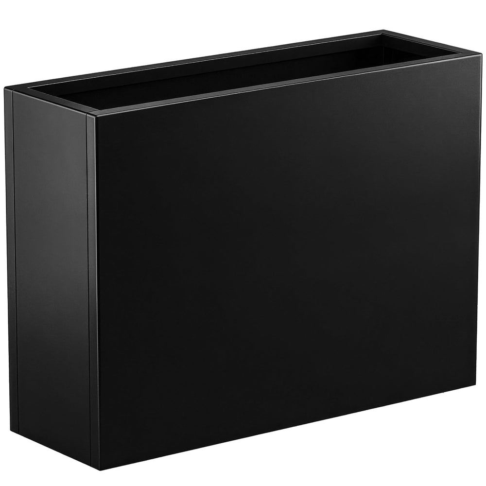 Metal Rectangular Outdoor Planter Box with Drainage Holes