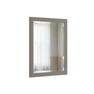 24" x 30" Beveled Bathroom Vanity Mirror – Wood Frame