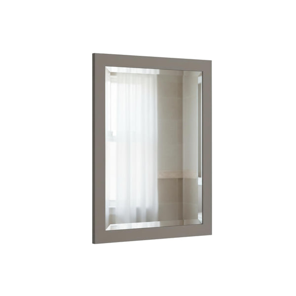 24" x 30" Beveled Bathroom Vanity Mirror – Wood Frame