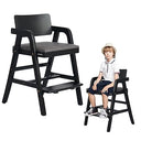 Adjustable Wooden High Chair for Toddlers & Babies