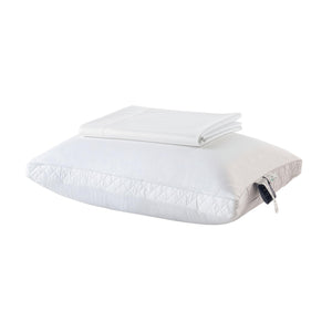 Organic Cotton Bed Pillows with Pillowcase – Down Alternative, Queen & King