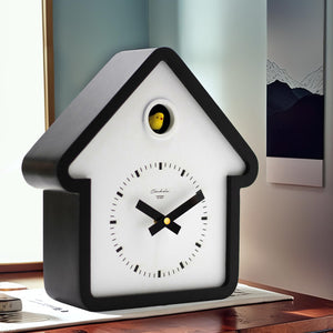 Modern Wooden House Cuckoo Wall Clock