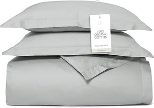 Organic Cotton Duvet Cover Set with Shams