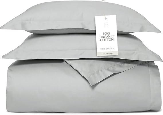 Organic Cotton Duvet Cover Set with Shams