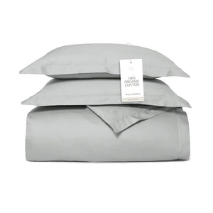Organic Cotton Duvet Cover Set with Shams