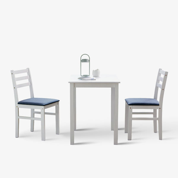 3-Piece Farmhouse Dining Table Set for 2