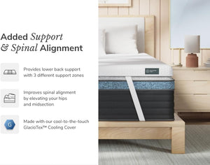 Ergonomic Mattress Topper with Cooling Cover