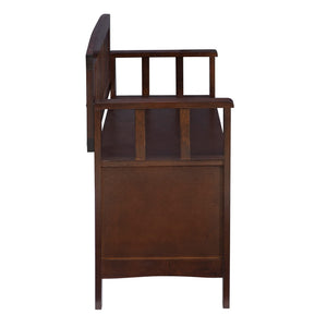Mission-Style Storage Bench with Lift-Top Seat