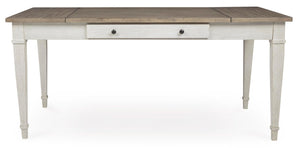 Farmhouse Rectangular Dining Table with Storage