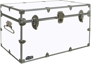 XL Steel Storage Trunk – 32 x 18 x 18.5 Inches