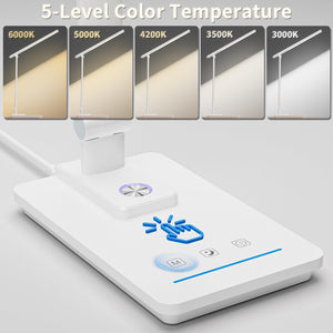 LED Desk Lamp with USB Port & Touch Control