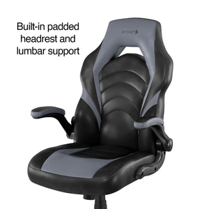 Ergonomic Gaming Chair – Adjustable Height, Swivel, Bonded Leather