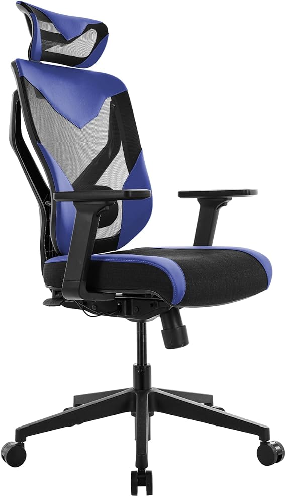 Ergonomic Gaming Chair with Cooling Gel & Lumbar Support