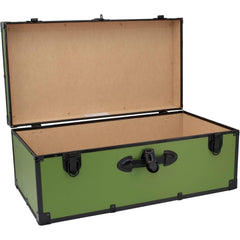 30-Inch Lockable Storage Trunk – Olive Grove