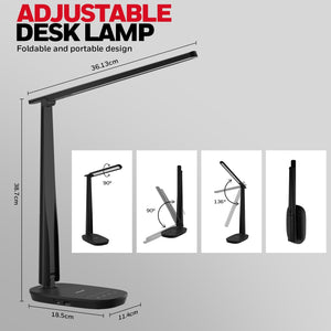 LED Desk Lamp with USB Charging Ports