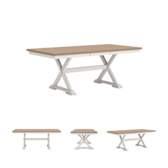 Butterfly Extension Dining Table with Self-Storing Leaf