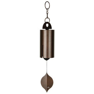 Large Antique Copper Wind Bell Chime for Outdoor Garden, Patio & Porch – 40" Deep Tone
