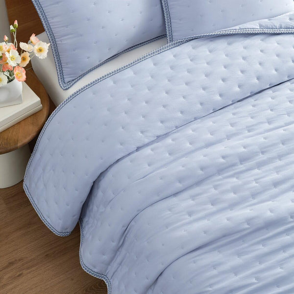 Devon Braid Quilt Set – Plush Quilted Bedding with Shams
