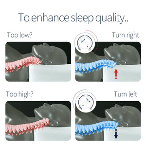 Height Adjustable Memory Foam Pillow – Ergonomic Neck Support