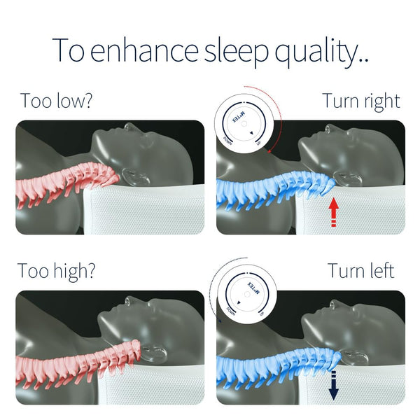 Height Adjustable Memory Foam Pillow – Ergonomic Neck Support